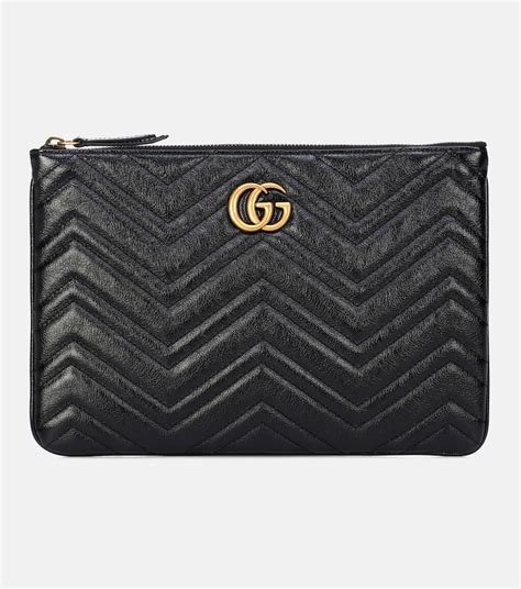 gucci marmont leather clutch|clutch gucci original.